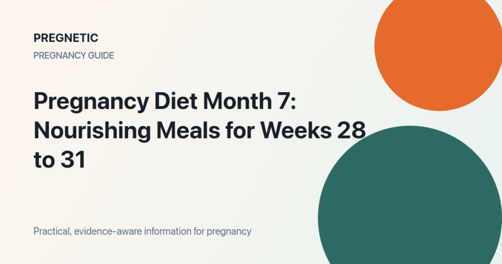 Pregnancy Diet Month 7 pregnancy guide with practical tips